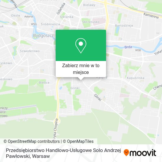 Mapa Przedsiębiorstwo Handlowo-Usługowe Solo Andrzej Pawłowski