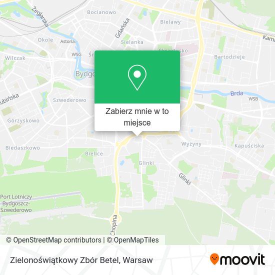 Mapa Zielonoświątkowy Zbór Betel