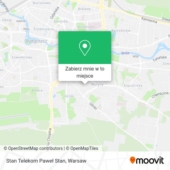 Mapa Stan Telekom Paweł Stan