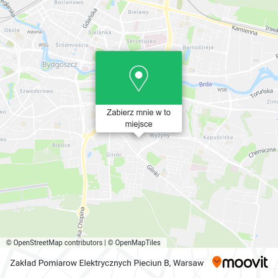 Mapa Zakład Pomiarow Elektrycznych Pieciun B