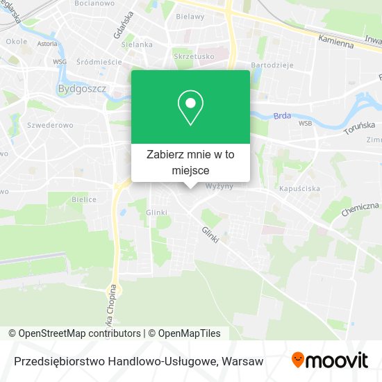 Mapa Przedsiębiorstwo Handlowo-Usługowe