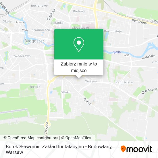 Mapa Burek Sławomir. Zakład Instalacyjno - Budowlany