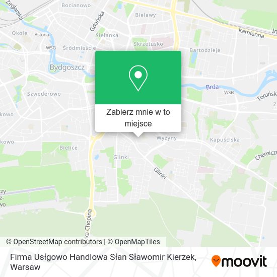 Mapa Firma Usłgowo Handlowa Słan Sławomir Kierzek