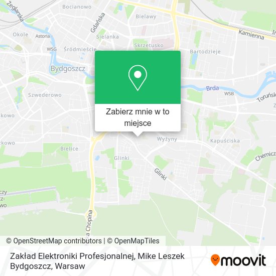 Mapa Zakład Elektroniki Profesjonalnej, Mike Leszek Bydgoszcz