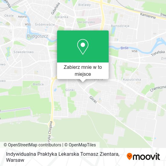 Mapa Indywidualna Praktyka Lekarska Tomasz Zientara