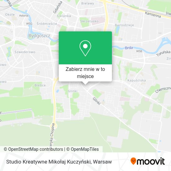 Mapa Studio Kreatywne Mikołaj Kuczyński