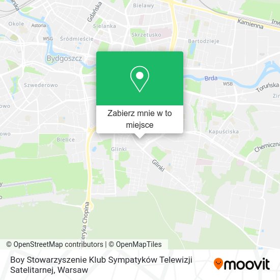 Mapa Boy Stowarzyszenie Klub Sympatyków Telewizji Satelitarnej