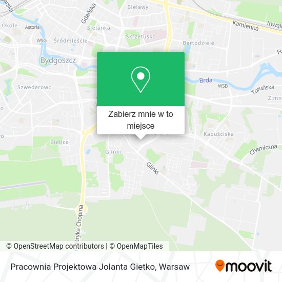 Mapa Pracownia Projektowa Jolanta Gietko