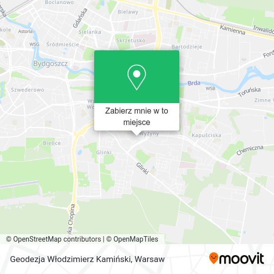 Mapa Geodezja Włodzimierz Kamiński