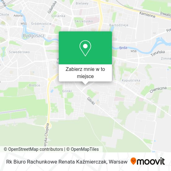 Mapa Rk Biuro Rachunkowe Renata Kaźmierczak