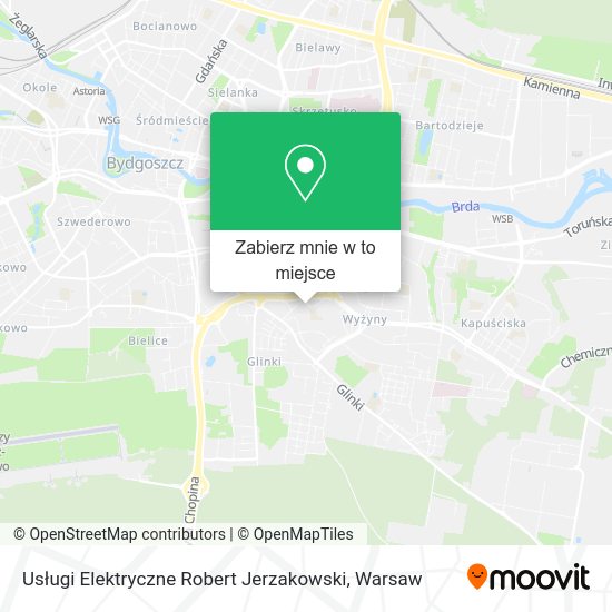 Mapa Usługi Elektryczne Robert Jerzakowski