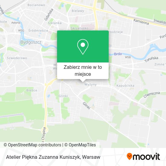 Mapa Atelier Piękna Zuzanna Kuniszyk