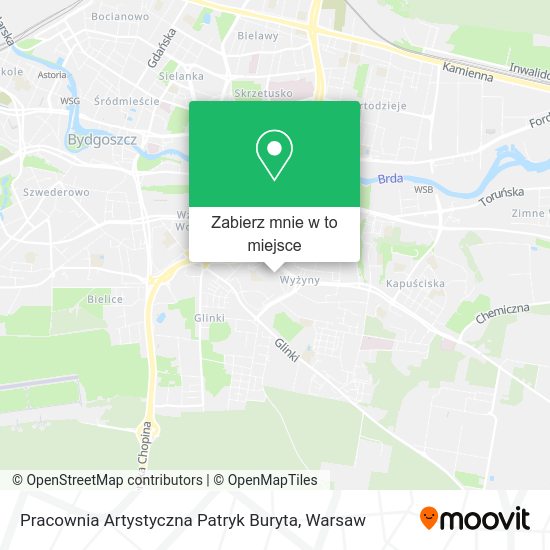 Mapa Pracownia Artystyczna Patryk Buryta