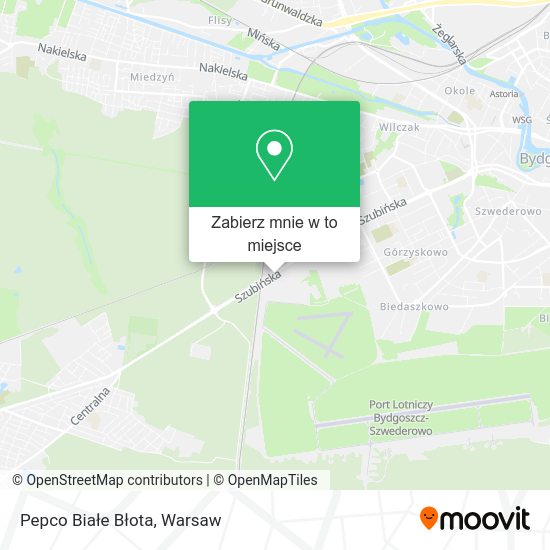 Mapa Pepco Białe Błota