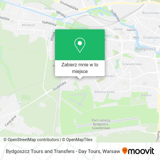 Mapa Bydgoszcz Tours and Transfers - Day Tours