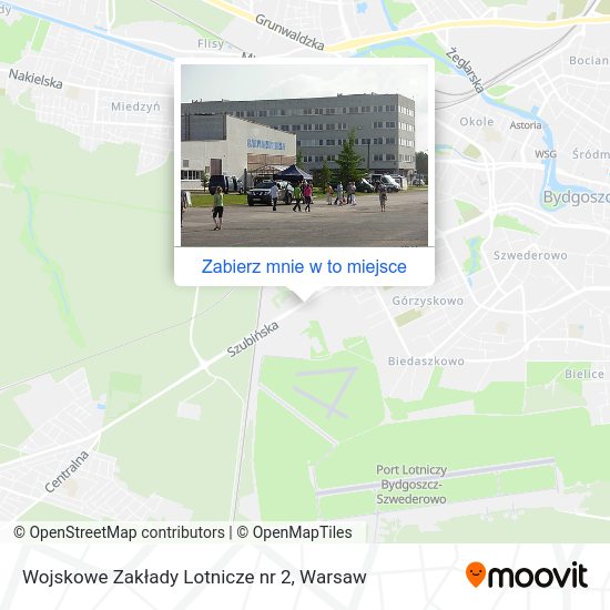 Mapa Wojskowe Zakłady Lotnicze nr 2