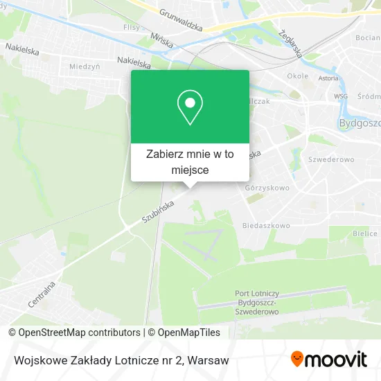 Mapa Wojskowe Zakłady Lotnicze nr 2
