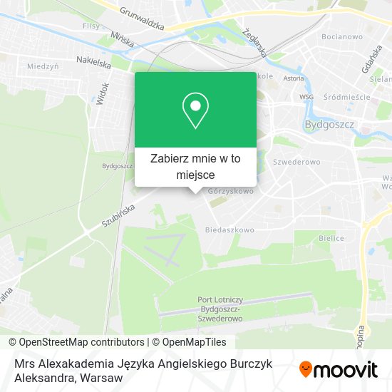 Mapa Mrs Alexakademia Języka Angielskiego Burczyk Aleksandra