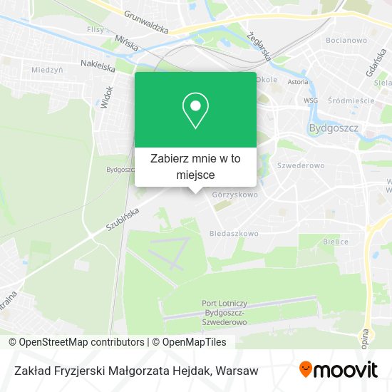 Mapa Zakład Fryzjerski Małgorzata Hejdak