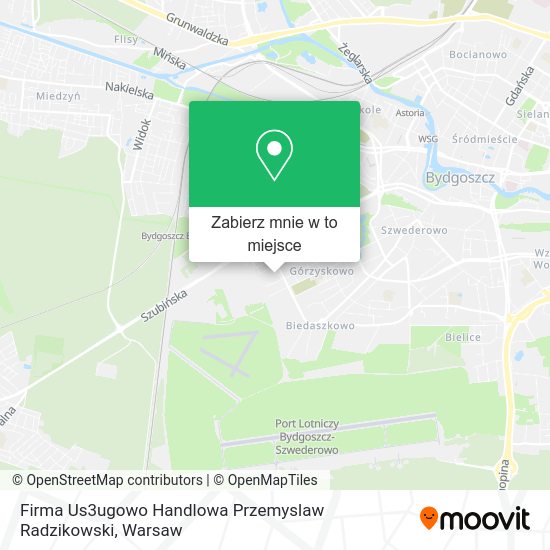 Mapa Firma Us3ugowo Handlowa Przemyslaw Radzikowski