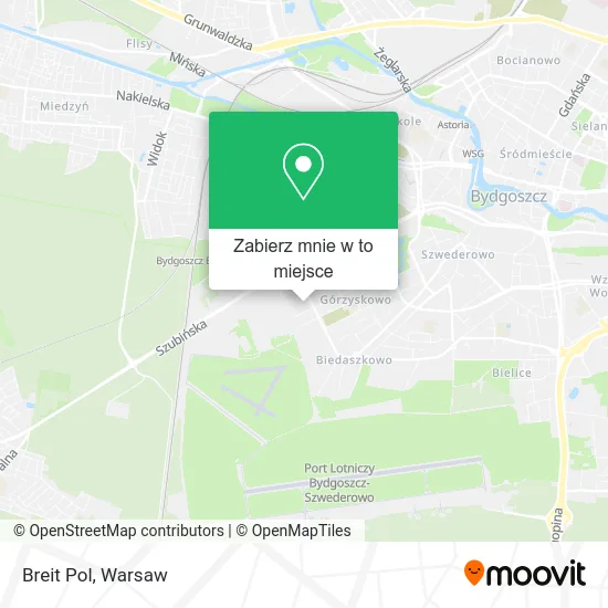 Mapa Breit Pol