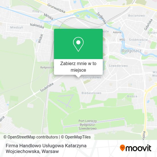 Mapa Firma Handlowo Usługowa Katarzyna Wojciechowska