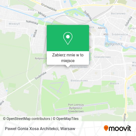 Mapa Paweł Gonia Xosa Architekci