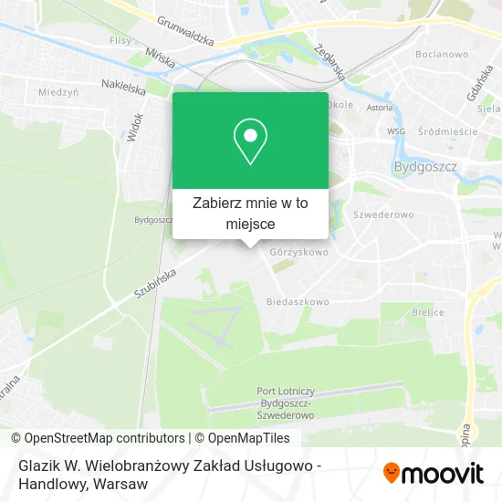 Mapa Glazik W. Wielobranżowy Zakład Usługowo - Handlowy