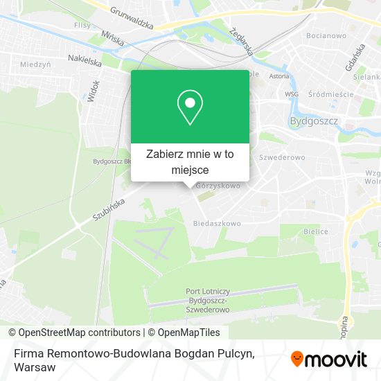 Mapa Firma Remontowo-Budowlana Bogdan Pulcyn