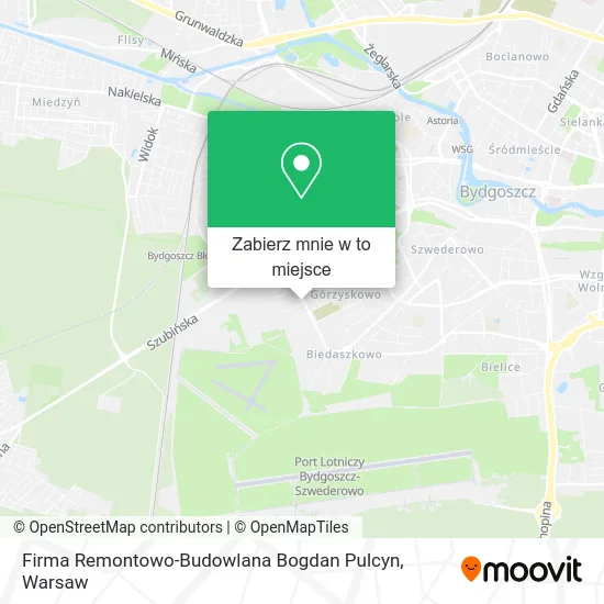 Mapa Firma Remontowo-Budowlana Bogdan Pulcyn