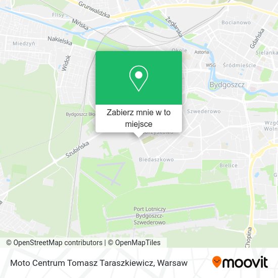 Mapa Moto Centrum Tomasz Taraszkiewicz