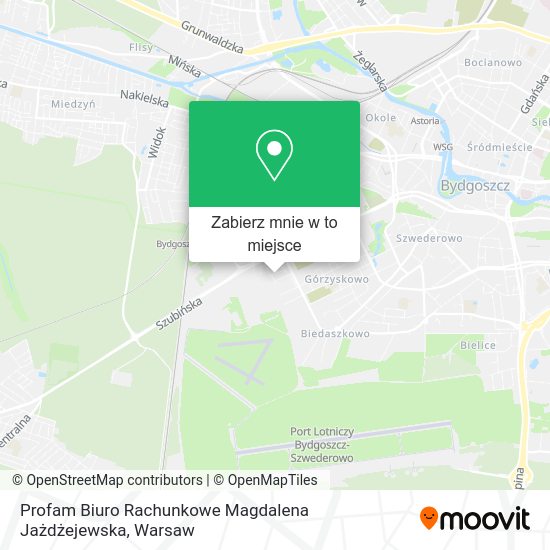 Mapa Profam Biuro Rachunkowe Magdalena Jażdżejewska