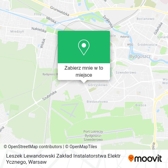 Mapa Leszek Lewandowski Zakład Instalatorstwa Elektr Ycznego