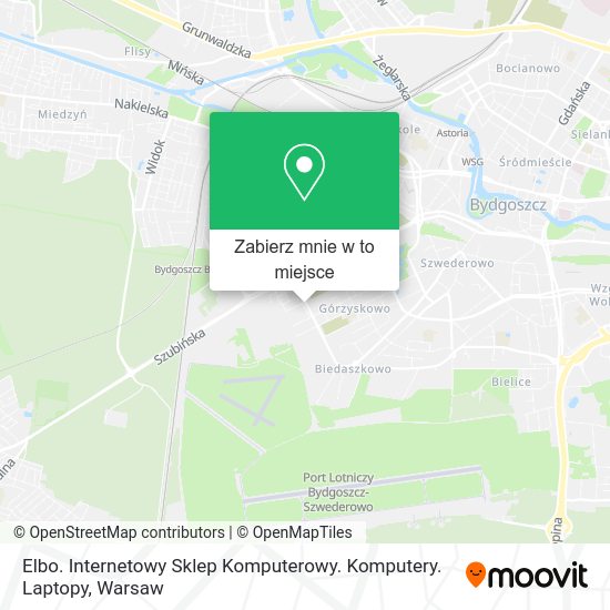 Mapa Elbo. Internetowy Sklep Komputerowy. Komputery. Laptopy