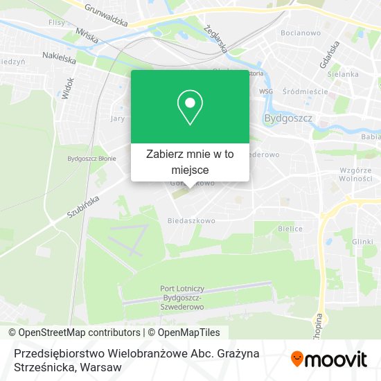 Mapa Przedsiębiorstwo Wielobranżowe Abc. Grażyna Strześnicka