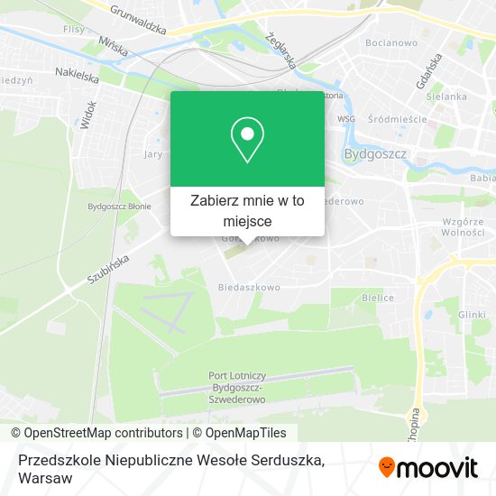 Mapa Przedszkole Niepubliczne Wesołe Serduszka