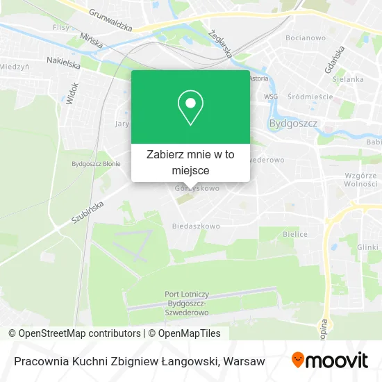 Mapa Pracownia Kuchni Zbigniew Łangowski