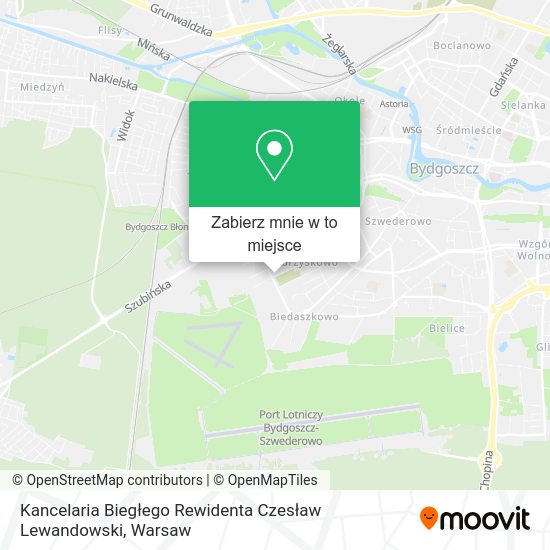 Mapa Kancelaria Biegłego Rewidenta Czesław Lewandowski