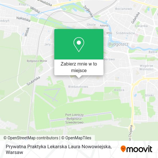 Mapa Prywatna Praktyka Lekarska Laura Nowowiejska