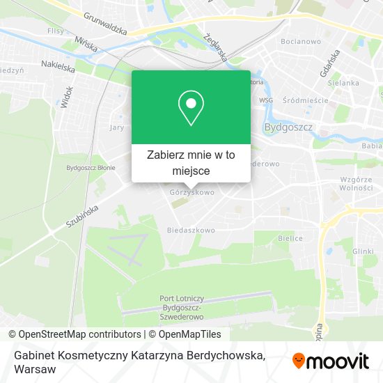 Mapa Gabinet Kosmetyczny Katarzyna Berdychowska