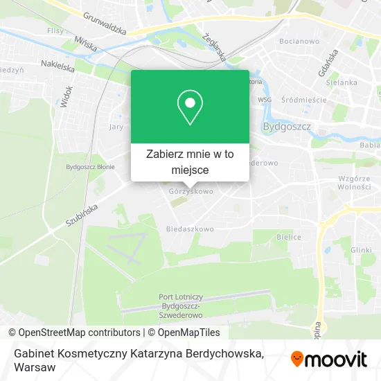 Mapa Gabinet Kosmetyczny Katarzyna Berdychowska