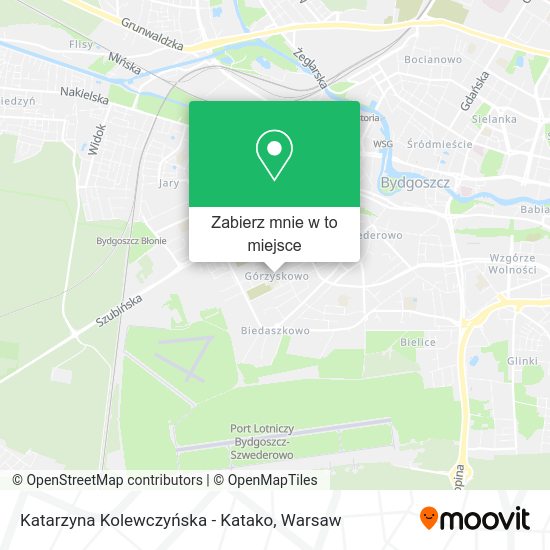 Mapa Katarzyna Kolewczyńska - Katako