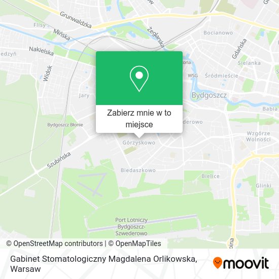 Mapa Gabinet Stomatologiczny Magdalena Orlikowska