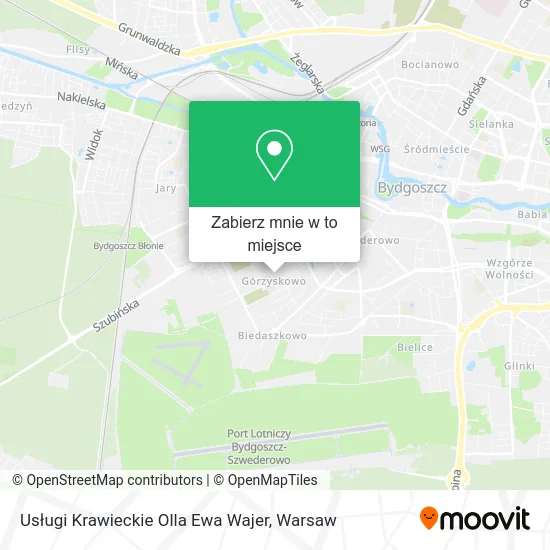 Mapa Usługi Krawieckie Olla Ewa Wajer