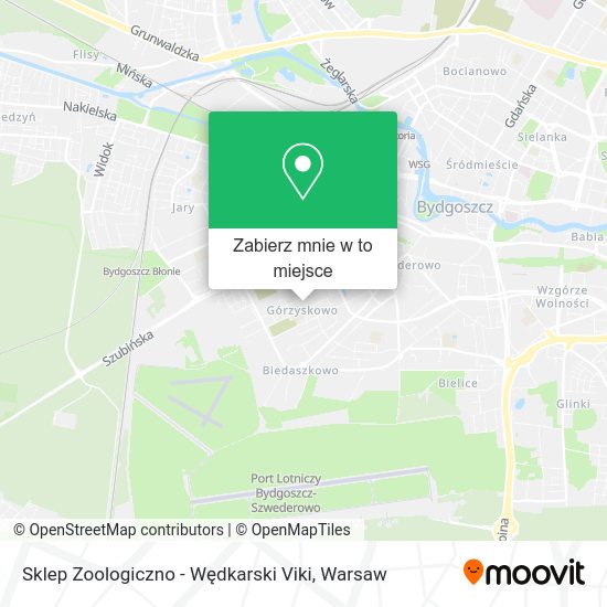 Mapa Sklep Zoologiczno - Wędkarski Viki