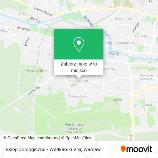 Mapa Sklep Zoologiczno - Wędkarski Viki