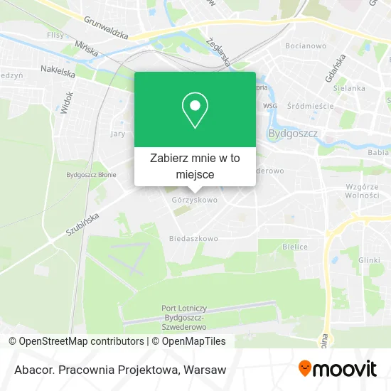 Mapa Abacor. Pracownia Projektowa