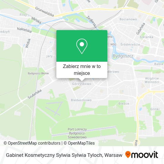 Mapa Gabinet Kosmetyczny Sylwia Sylwia Tyloch