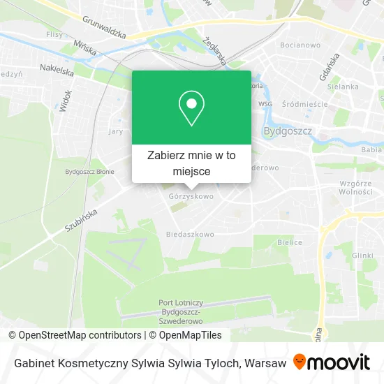 Mapa Gabinet Kosmetyczny Sylwia Sylwia Tyloch