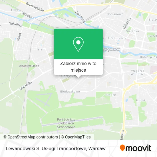 Mapa Lewandowski S. Usługi Transportowe